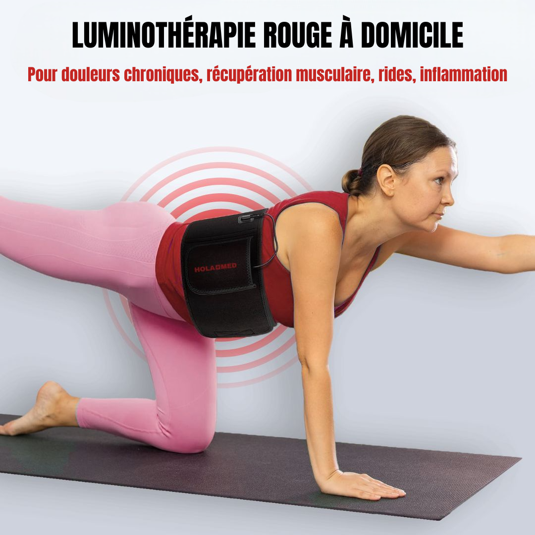 Ceinture de luminothérapie rouge et infrarouge Lumobelt AuraFLEX